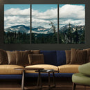 Mountain Forest Wall Art Canvas Print, Alpine Pine Tree by MyGreatCanvas | Canvas Wall Art Prints | Photo Prints & Wall Decor