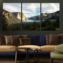 Yosemite Valley Mountain Wall Art Canvas Print, Granite by MyGreatCanvas | Canvas Wall Art Prints | Photo Prints & Wall Decor