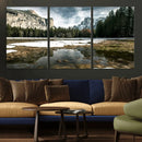 Yosemite Valley Mountain Wall Art Canvas Print, Granite by MyGreatCanvas | Canvas Wall Art Prints | Photo Prints & Wall Decor