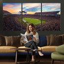Auburn Stadium Sunset Wall Art Canvas Print, Jordan Hare by MyGreatCanvas | Canvas Wall Art Prints | Photo Prints & Wall Decor
