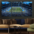 Detroit Lions Stadium Wall Art Canvas Print, Football Field by MyGreatCanvas | Canvas Wall Art Prints | Photo Prints & Wall Decor