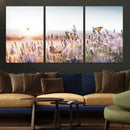Lavender Field Wall Art Canvas Print, Butterfly Floral by MyGreatCanvas | Canvas Wall Art Prints | Photo Prints & Wall Decor