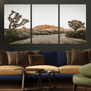 Joshua Tree Desert Wall Art Canvas Print, Minimal by MyGreatCanvas | Canvas Wall Art Prints | Photo Prints & Wall Decor