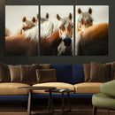 Wild Horse Herd Wall Art Canvas Print, Natural Horse by MyGreatCanvas | Canvas Wall Art Prints | Photo Prints & Wall Decor