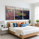 Ole Miss Rebels Vaught Hemingway Stadium Wall Art Canvas