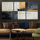 Gold Abstract Wall Art Canvas Print, Modern Luxury Geometric by MyGreatCanvas | Canvas Wall Art Prints | Photo Prints & Wall Decor