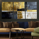 Gold Navy Abstract Wall Art Canvas Print, Modern Luxury by MyGreatCanvas | Canvas Wall Art Prints | Photo Prints & Wall Decor