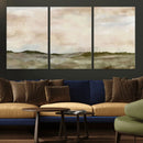 Muted Watercolor Hill Landscape Print — Beige Taupe Cloudy by MyGreatCanvas | Canvas Wall Art Prints | Photo Prints & Wall Decor