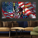 USA Statue of Liberty Graffiti Street Art Wall Art Canvas by MyGreatCanvas | Canvas Wall Art Prints | Photo Prints & Wall Decor
