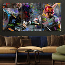 Graffiti Baseball Player Street Art Wall Art Canvas Print by MyGreatCanvas | Canvas Wall Art Prints | Photo Prints & Wall Decor