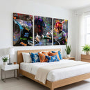 Graffiti Baseball Player Street Art Wall Art Canvas Print