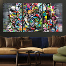 Abstract Graffiti Collage Street Art Wall Art Canvas Print by MyGreatCanvas | Canvas Wall Art Prints | Photo Prints & Wall Decor
