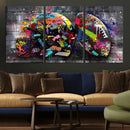 Graffiti American Football Helmet Street Art Wall Art Canvas by MyGreatCanvas | Canvas Wall Art Prints | Photo Prints & Wall Decor