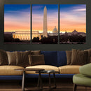 Washington DC Skyline Wall Art Canvas Print – Lincoln by MyGreatCanvas | Canvas Wall Art Prints | Photo Prints & Wall Decor
