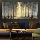 Abstract Birch Forest Wall Art Canvas Print – Modern Neutral by MyGreatCanvas | Canvas Wall Art Prints | Photo Prints & Wall Decor