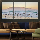 Seagulls Over Ocean Wall Art Canvas Print – Coastal Beach by MyGreatCanvas | Canvas Wall Art Prints | Photo Prints & Wall Decor