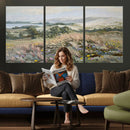 Katie Staples Hillside Canvas Wall Art — Coastal Wildflower by MyGreatCanvas | Canvas Wall Art Prints | Photo Prints & Wall Decor
