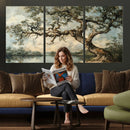 Old Oak Tree Canvas Wall Art, Turner Inspired Romantic by MyGreatCanvas | Canvas Wall Art Prints | Photo Prints & Wall Decor