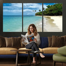 Puerto Rico Beach Paradise Wall Art – Tropical Coastal Print by MyGreatCanvas | Canvas Wall Art Prints | Photo Prints & Wall Decor