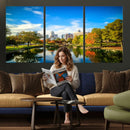 Charlotte Skyline Canvas Wall Art Print – North Carolina Cityscape Photography Print by MyGreatCanvas | Canvas Wall Art Prints | Photo Prints & Wall Decor