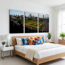Chicago Cubs Baseball Team Print - Wrigley Field Stadium