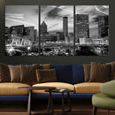 Black and White Atlanta Wall Art Canvas Print by MyGreatCanvas | Canvas Wall Art Prints | Photo Prints & Wall Decor