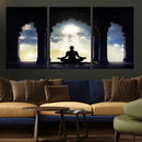 Women and Yoga Wall Art Canvas Print