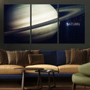 Framed Saturn Wall Art Canvas Print