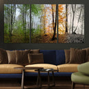 Four Seasons Wall Art Forest Canvas Print – Triptych