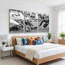 American Football Player Wall Art Canvas Print