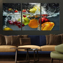 Kithen Vegetables World Wall Art Canvas Print