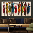 Abstract African Women Wall Art Canvas Print by MyGreatCanvas | Canvas Wall Art Prints | Photo Prints & Wall Decor