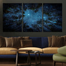 Forest and Stars Wall Art Canvas Print by MyGreatCanvas | Canvas Wall Art Prints | Photo Prints & Wall Decor