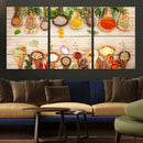 Kitchen Spice on the Table Wall Art, Kitchen Spice Wall Art by MyGreatCanvas | Canvas Wall Art Prints | Photo Prints & Wall Decor