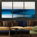 Dark Blue Abstract Wall Art Canvas Print by MyGreatCanvas | Canvas Wall Art Prints | Photo Prints & Wall Decor