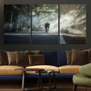 Cycling Road Bike in the Morning, Cycling Road Bike Canvas by MyGreatCanvas | Canvas Wall Art Prints | Photo Prints & Wall Decor