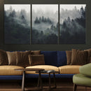Nature Wall Decor - Serene Triptych Nature Print – Woodland by MyGreatCanvas | Canvas Wall Art Prints | Photo Prints & Wall Decor