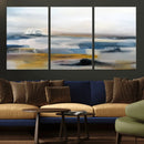 Abstract Landscape Wall Art Canvas | 3 Panel Modern Blue, by MyGreatCanvas | Canvas Wall Art Prints | Photo Prints & Wall Decor