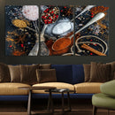 Spices and Seasonings Canvas Wall Art – Colorful Triptych by MyGreatCanvas | Canvas Wall Art Prints | Photo Prints & Wall Decor