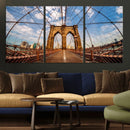 Brooklyn Bridge Manhattan Wall Art Canvas Print by MyGreatCanvas | Canvas Wall Art Prints | Photo Prints & Wall Decor