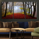 Foggy Forest Wall Art Landscape Canvas Print