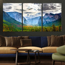 Yosemite Park Half Dome 3 Panel Canvas Print | Large Giclée by MyGreatCanvas | Canvas Wall Art Prints | Photo Prints & Wall Decor