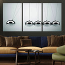 Newton's Cradle Wall Art Canvas Print, Framed Newton Cradle