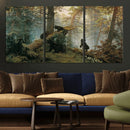 Baby Bears in Forest Wall Art Canvas Print by MyGreatCanvas | Canvas Wall Art Prints | Photo Prints & Wall Decor