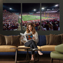 Washington-Grizzly Stadium Canvas Print, American Football