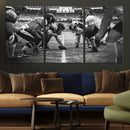 American Football Wall Art Canvas Print Framed Stadium Sport by MyGreatCanvas | Canvas Wall Art Prints | Photo Prints & Wall Decor