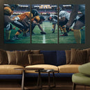 American Football Playing Wall Art Canvas Print by MyGreatCanvas | Canvas Wall Art Prints | Photo Prints & Wall Decor