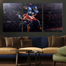 American Football Wall Art Canvas Print, Stadium Sport Wall