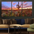 Arizona Desert Sunset Wall Art Canvas Print by MyGreatCanvas | Canvas Wall Art Prints | Photo Prints & Wall Decor