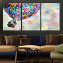 Up Pixar Poster, Look Up Pixar Wall Art, Up Pixar Canvas,